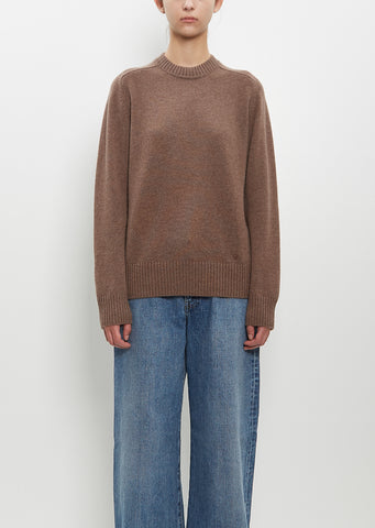 Cashmere Baltra Sweater — Wood