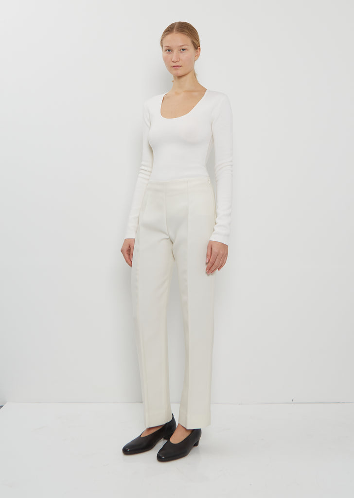 Evening Wool Silk Trousers