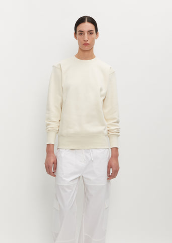 Crew-Neck Cotton Sweatshirt