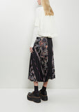Paisley Print Skirt