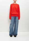 Cashmere Baltra Sweater — Tomato