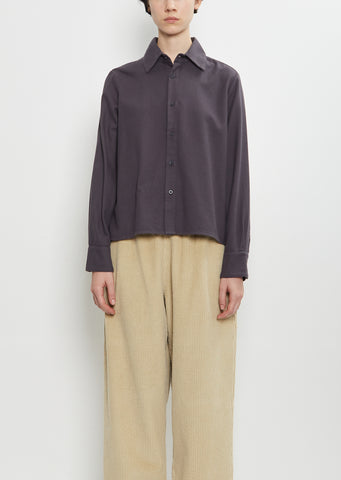 Picco Cotton Shirt — Grafite