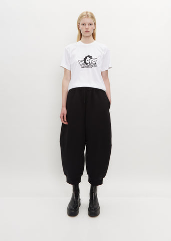 Wide Leg Joggers w/ Daisy Embl