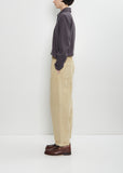 Paride Cotton Velvet Pant — Cemento