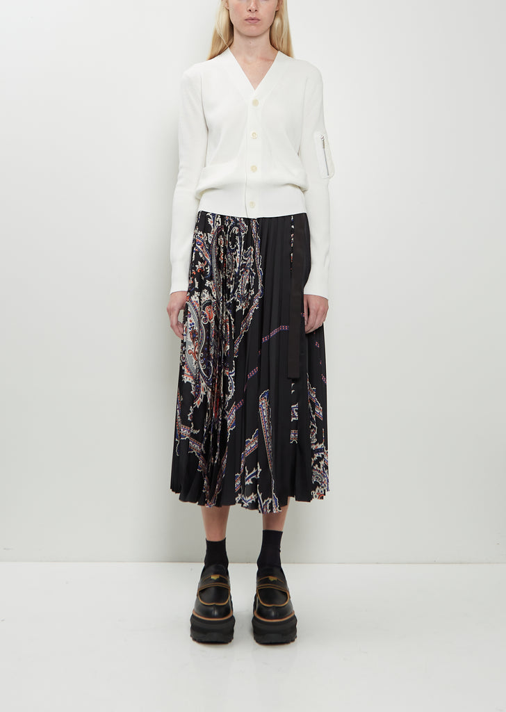 Paisley Print Skirt