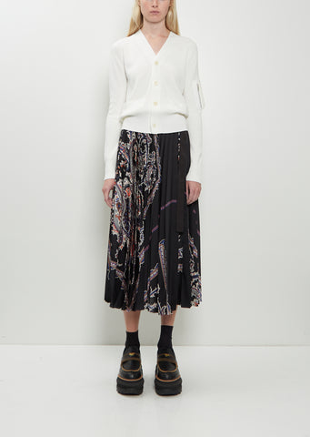 Paisley Print Skirt
