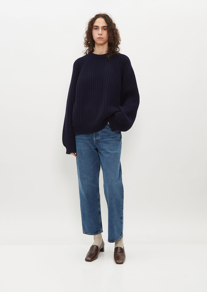 Fisher Ribbed Cashmere Sweater