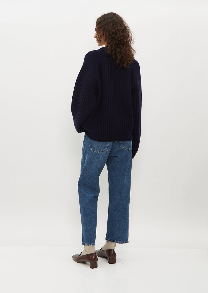 Fisher Ribbed Cashmere Sweater