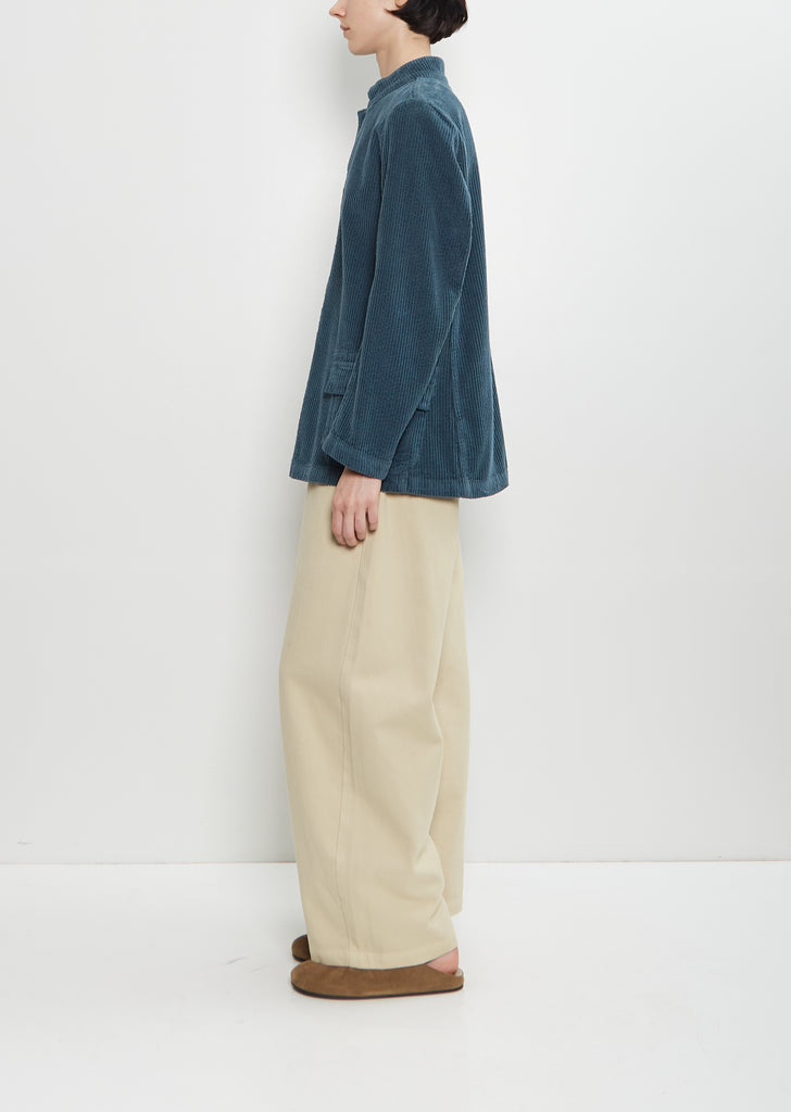 Pina Cotton Corduroy Jacket — Petrol