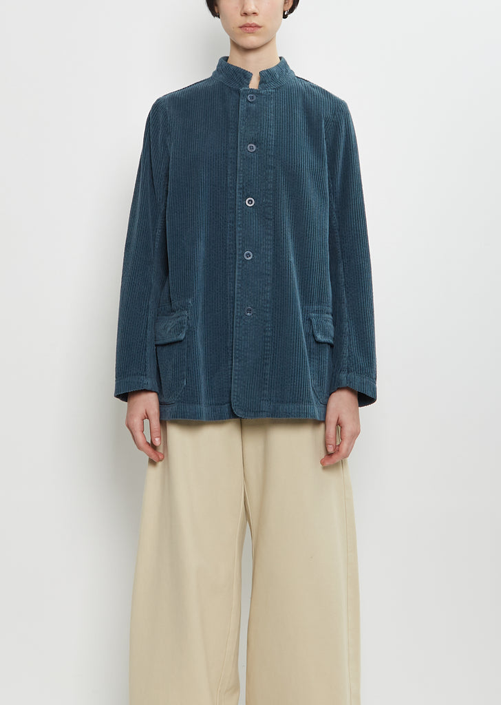 Pina Cotton Corduroy Jacket — Petrol