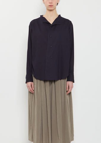 Fringe Collar Blouse