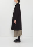 Hanging Collar Long Cotton Jacket