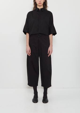 Untrimmed Cotton Pants