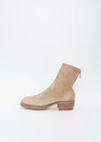 Back Zip Boot — Sand