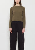 n°451 Lisa Cotton Cashmere Top — Army