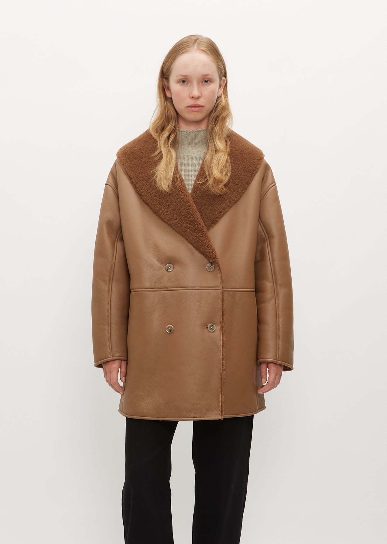 ジャケット Loulou Studio Jackets Brown Loulou Studio Brown Lina Jacket Loulou Studio