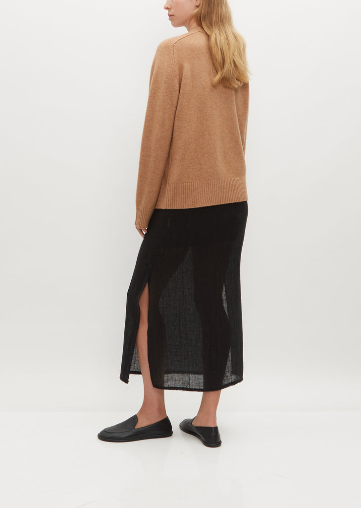 Baltra Cashmere Sweater — Hazel Melange