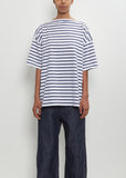 Cotton Boat Neck Half Sleeve Tee