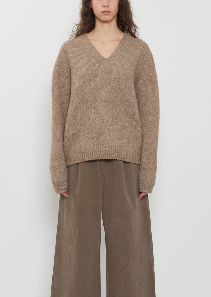 Loft Alpaca Wool V-Neck Sweater