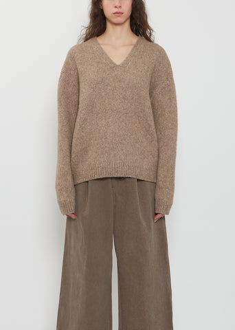 Loft Alpaca Wool V-Neck Sweater