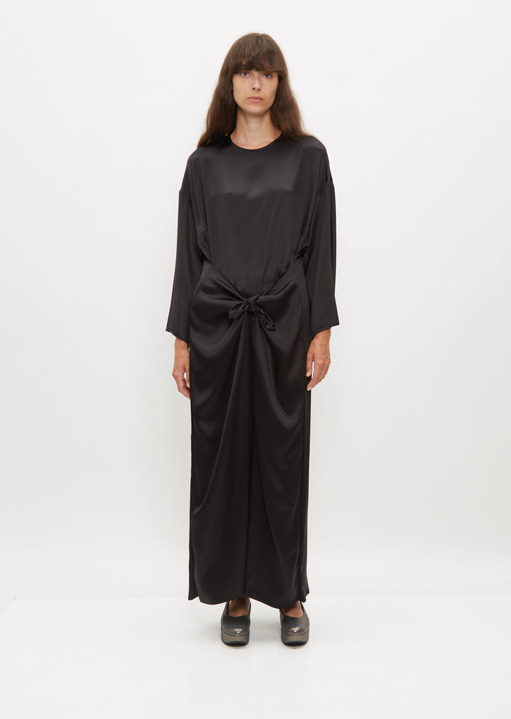 Knotted Jumpsuit — Nero
