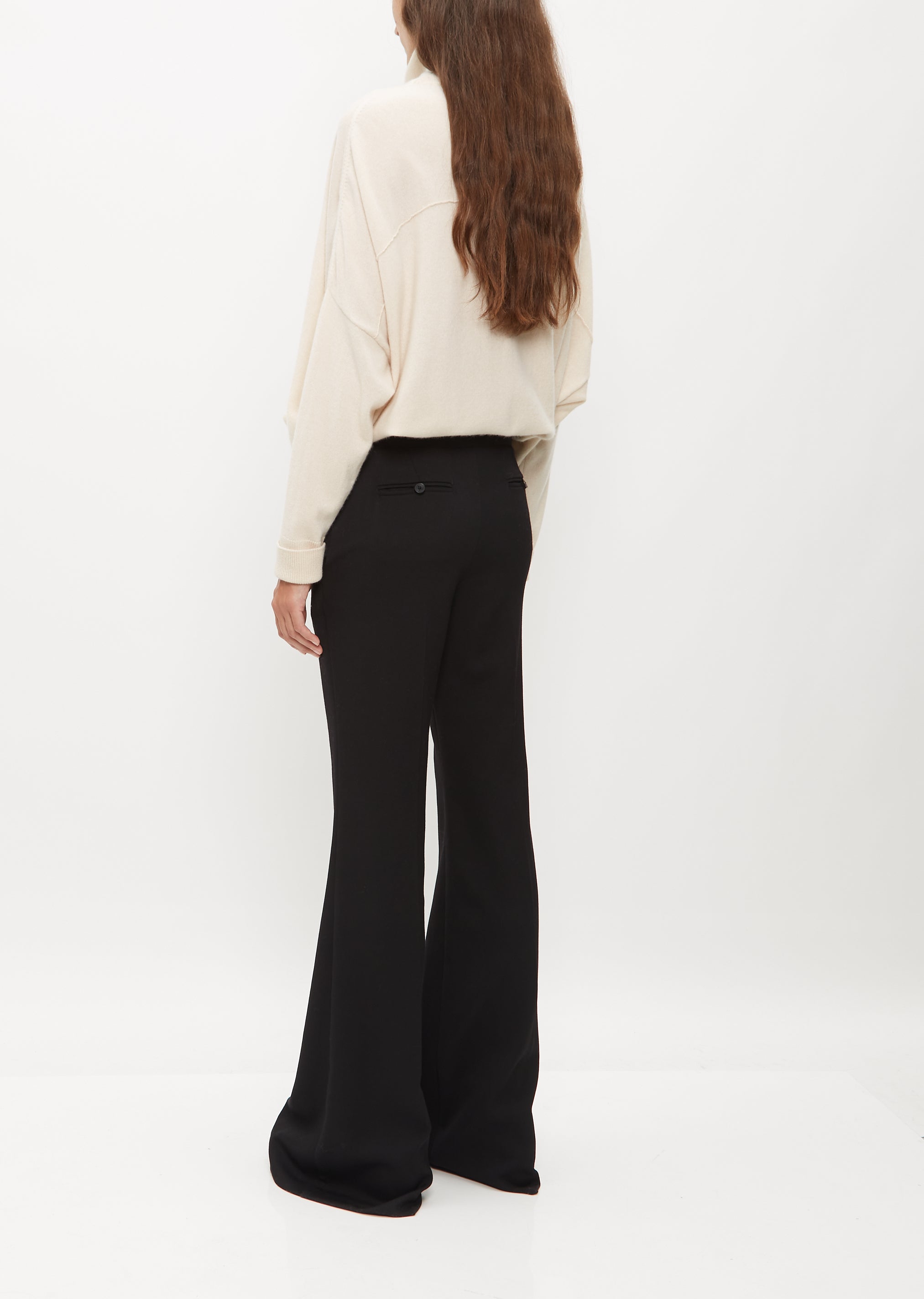 Buy NUSH Womens Solid Bootcut Trousers