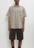 C/R Check Oversized Short Sleeve Shirt