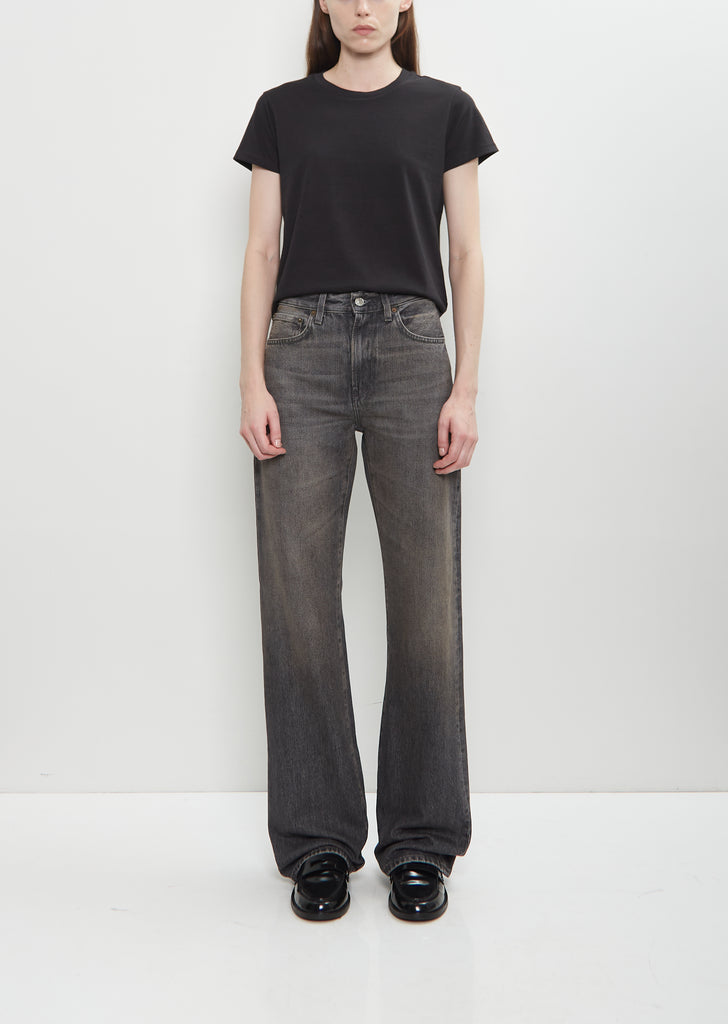 Cotton Denim Bootcut Jean