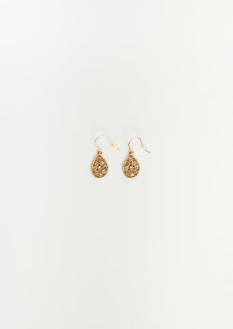 Bijoux Lace Earrings Solid — Yellow Gold
