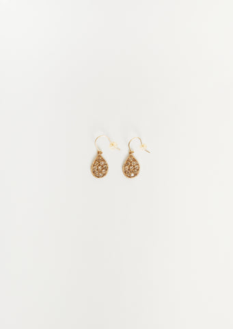 Bijoux Lace Earrings Solid — Yellow Gold