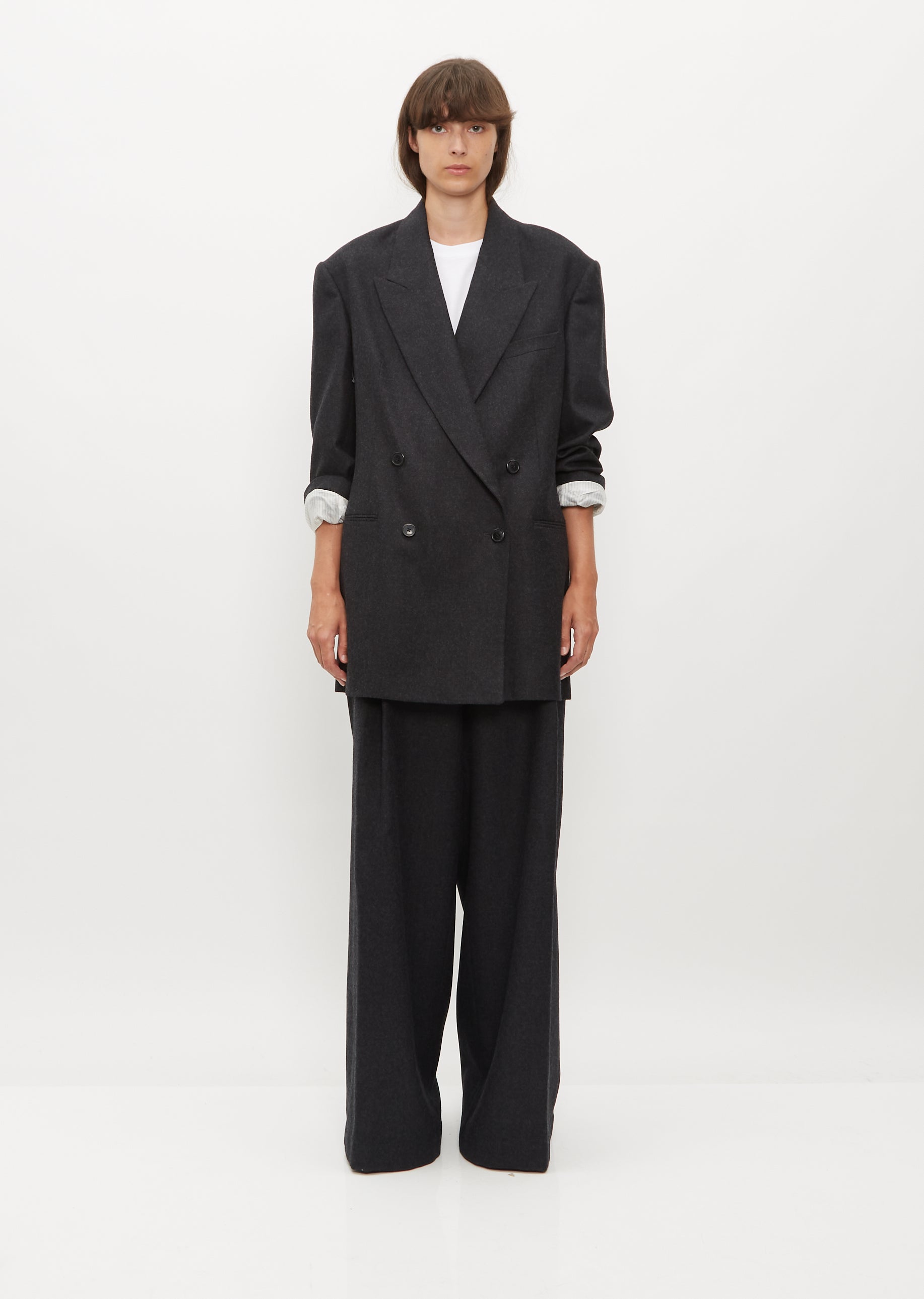 DRESS VAN NOTEN ブラウン ダブルブレストジャケット dries-van-noten-brown-double-