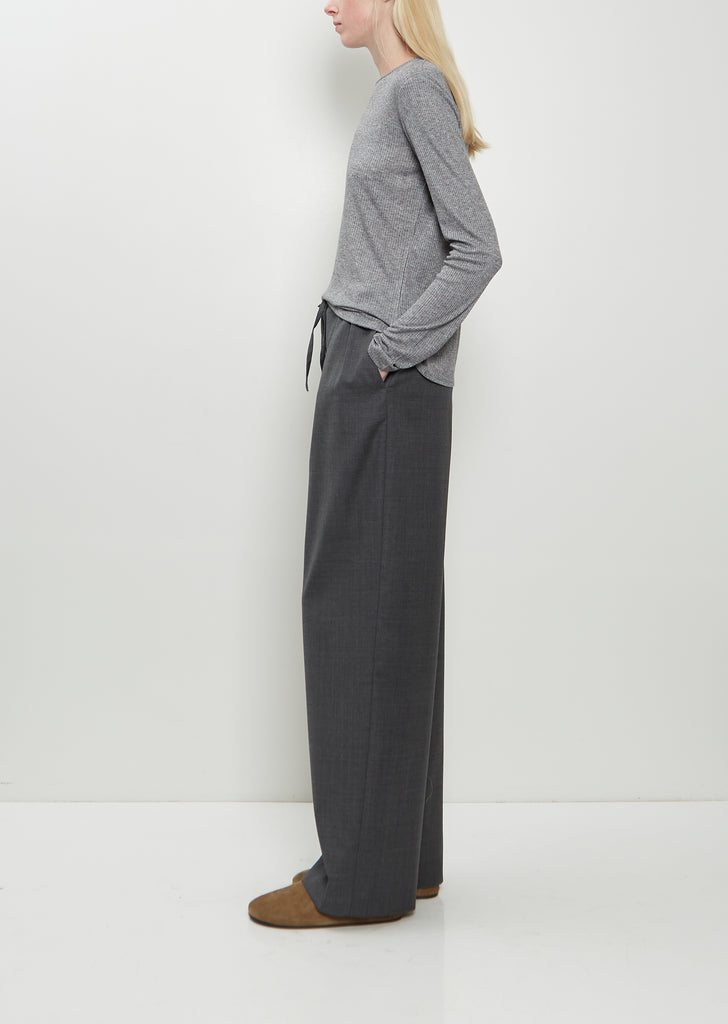 Ortigia Wool Blend Longsleeve — Grey Melange