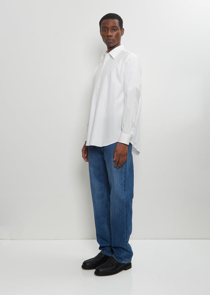 Washed Finx Twill Shirt — White