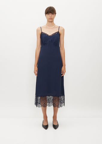 Slip Dress w/ Lace Trim