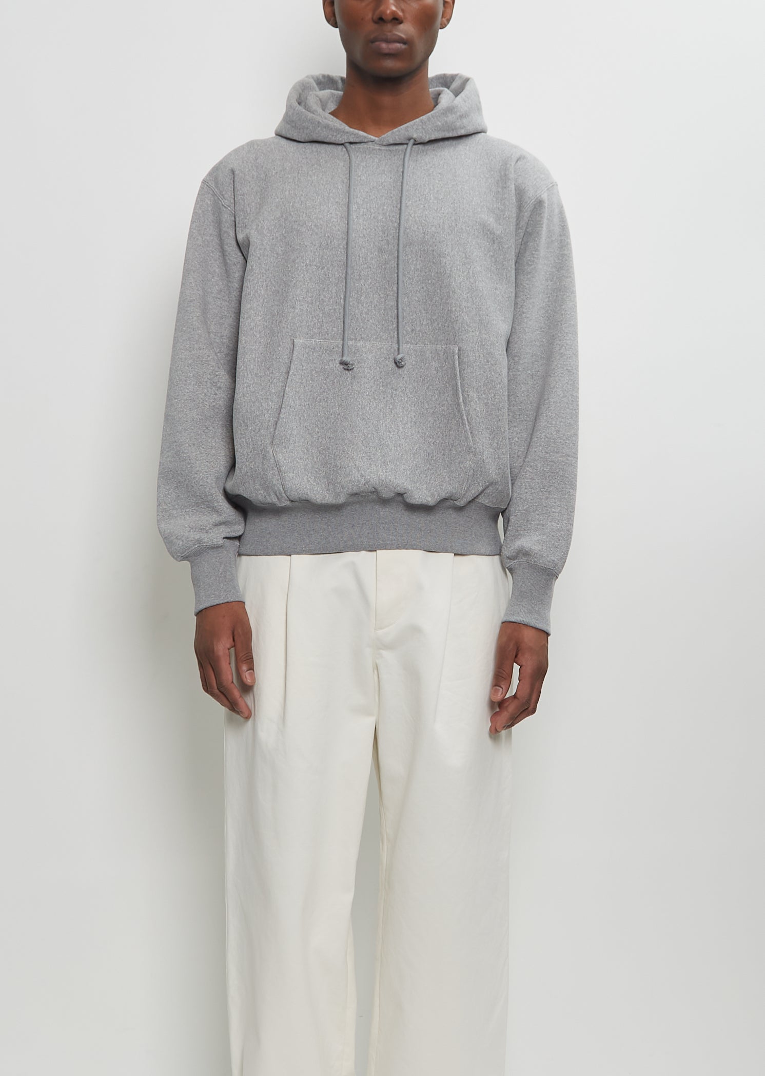 ランキングや新製品 Smooth Garçonne La – Grey Top — Parka P/O Sweat BD Soft トップス
