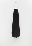 Fuzzy Feutre Cashmere Shawl — Black