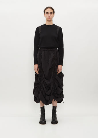 Nylon Poly Drawcord Skirt