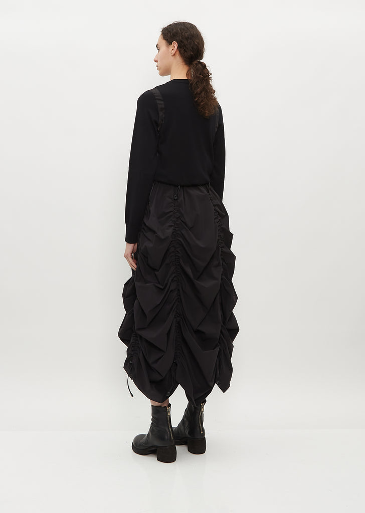 Nylon Poly Drawcord Skirt