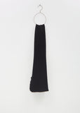 Four Sided Fringe Cashmere Scarf — Black
