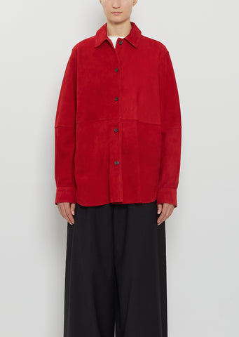 Soft Suede Overshirt