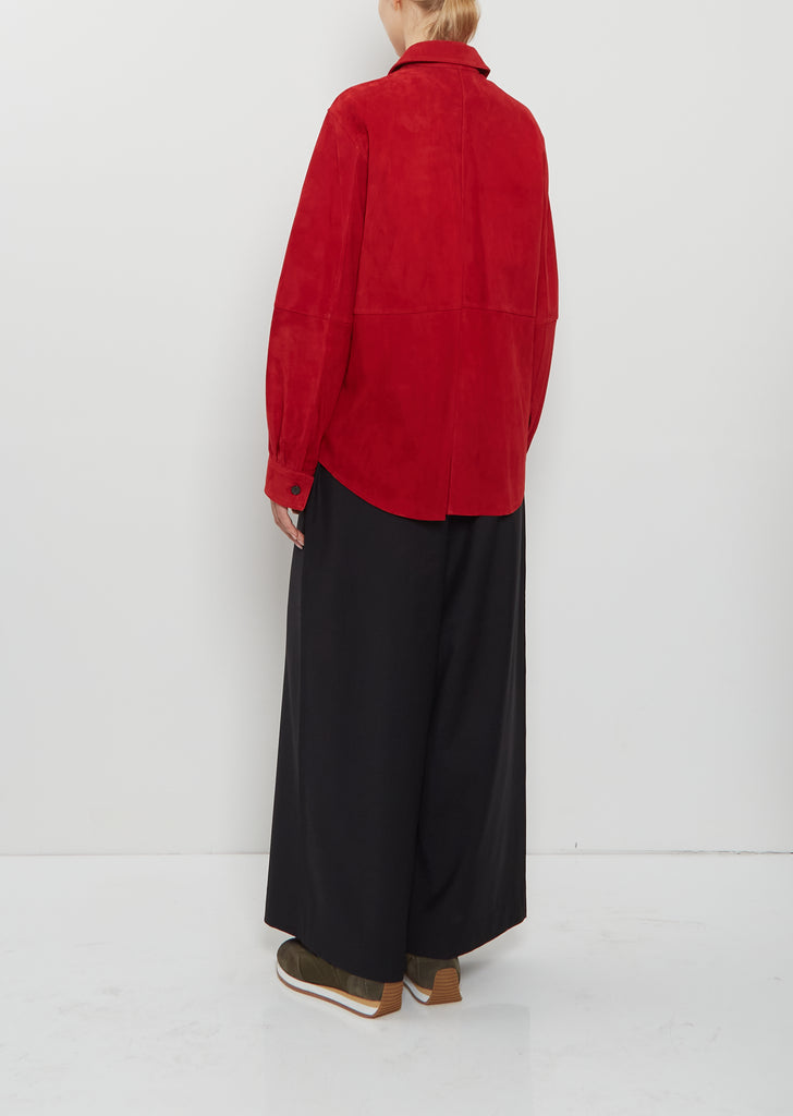 Soft Suede Overshirt