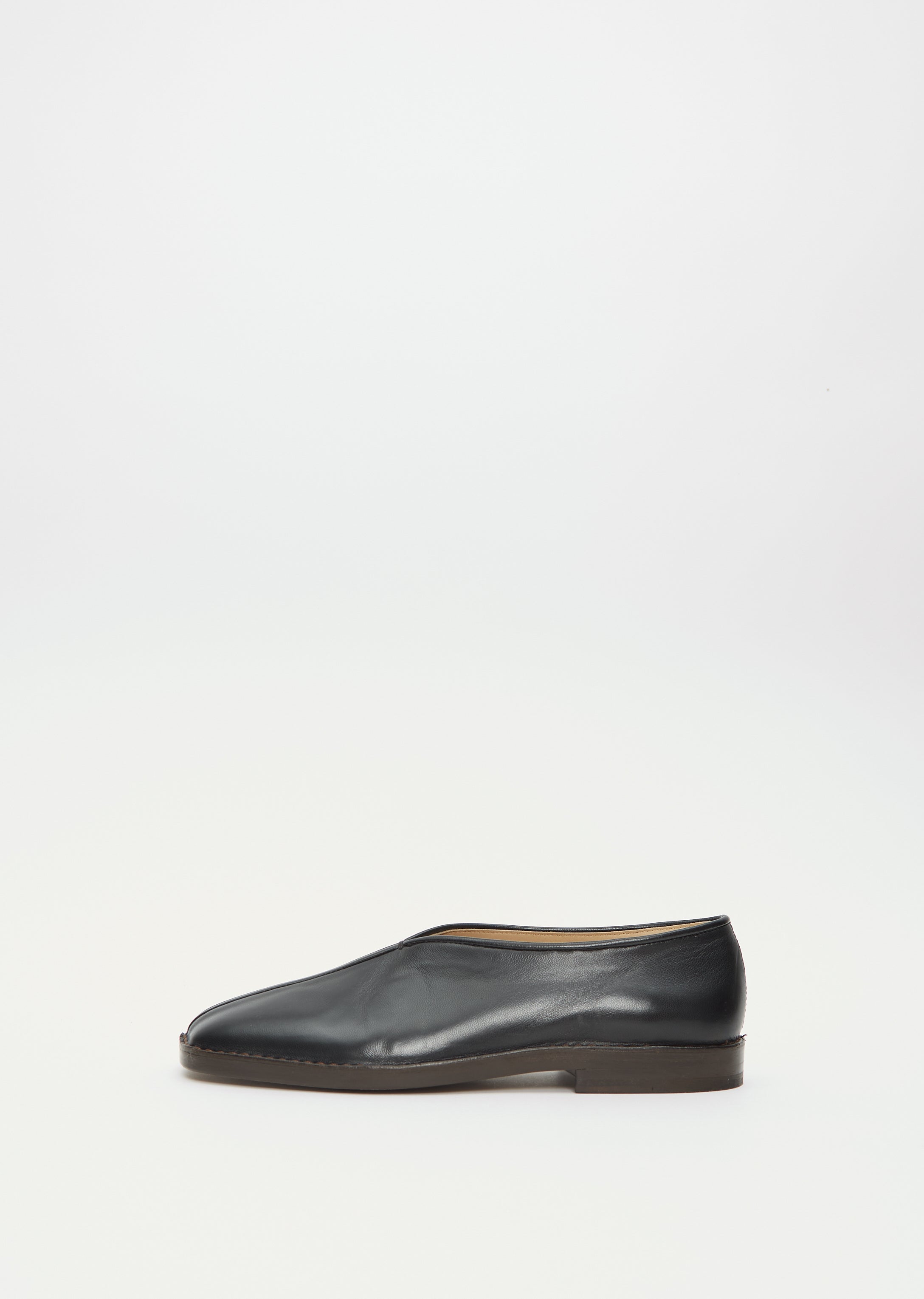 Flat Piped Slippers – La Garçonne Flat Piped Slippers – La Garçonne