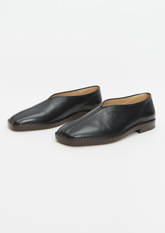 Flat Piped Slippers – La Garçonne