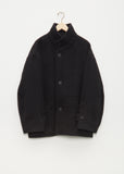 Men's Boxy Duffle Coat — Black