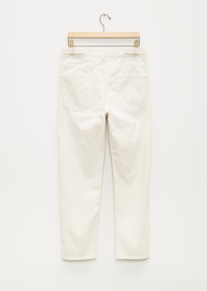 Men's Curved 5 Pocket Pants — Clay White
