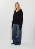 n°457 Jack Stretch Cashmere Sweater — Raven