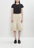 Cotton Denim Double Knee Shorts