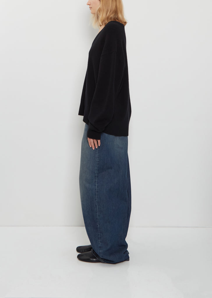 n°457 Jack Stretch Cashmere Sweater — Raven