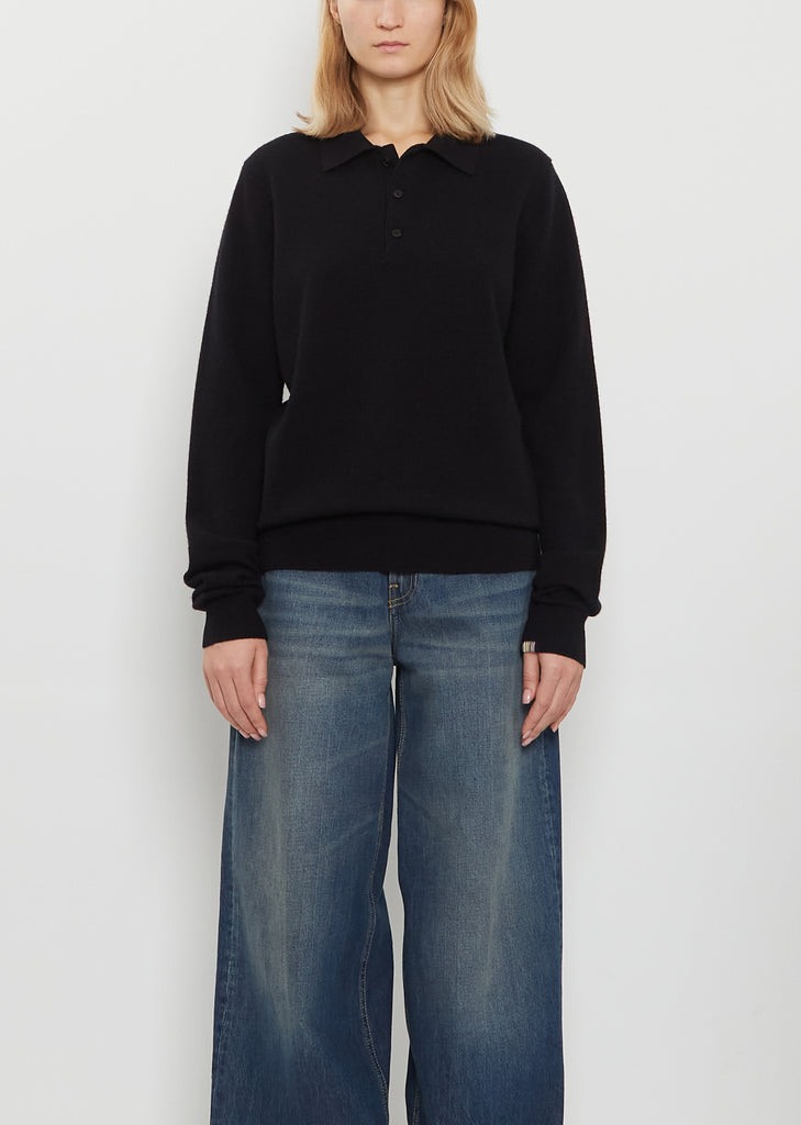n°223 Be For Stretch Cashmere Sweater — Raven