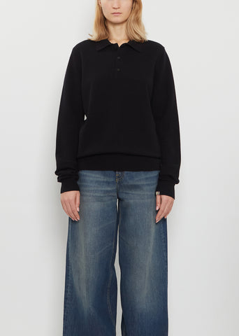 n°223 Be For Stretch Cashmere Sweater — Raven